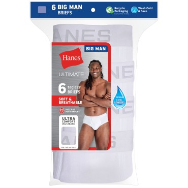 6x 3XB Duże Męskie białe...